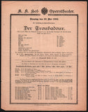 Vienna Hof-Opern Theater - Lot of 31 Opera Program-Playbills 1874-1937