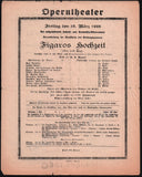 Vienna Hof-Opern Theater - Lot of 31 Opera Program-Playbills 1874-1937