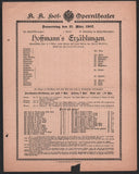 Vienna Hof-Opern Theater - Lot of 31 Opera Program-Playbills 1874-1937