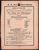 Vienna Hof-Opern Theater - Lot of 31 Opera Program-Playbills 1874-1937