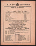 Vienna Hof-Opern Theater - Lot of 31 Opera Program-Playbills 1874-1937