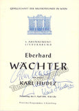 Vienna Opera - Lot of 42 Signed Programs, 1950s
