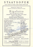 Vienna Opera - Lot of 42 Signed Programs, 1950s