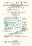 Vienna Opera - Lot of 42 Signed Programs, 1950s
