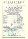 Vienna Opera - Lot of 42 Signed Programs, 1950s