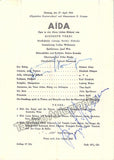 Vienna Opera - Lot of 42 Signed Programs, 1950s