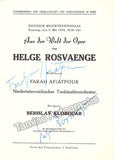 Vienna Opera - Lot of 42 Signed Programs, 1950s