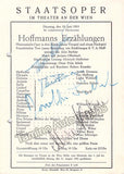 Vienna Opera - Lot of 42 Signed Programs, 1950s