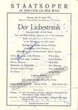 Vienna Opera - Lot of 42 Signed Programs, 1950s