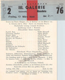 Vienna State Opera - Program Lot 1942-1944