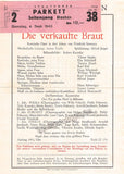 Vienna State Opera - Program Lot 1942-1944