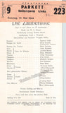 Vienna State Opera - Program Lot 1942-1944