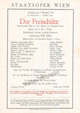 Vienna State Opera - Program Lot 1942-1944