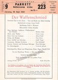 Vienna State Opera - Program Lot 1942-1944