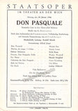 Vienna State Opera - Program Lot 1945-1955