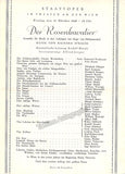 Vienna State Opera - Program Lot 1945-1955