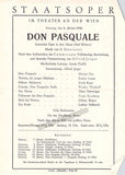 Vienna State Opera - Program Lot 1945-1955