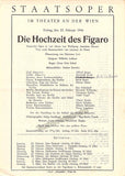 Vienna State Opera - Program Lot 1945-1955