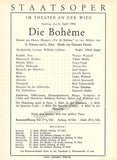 Vienna State Opera - Program Lot 1945-1955