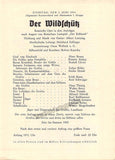 Vienna State Opera - Program Lot 1945-1955