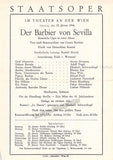 Vienna State Opera - Program Lot 1945-1955