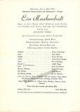 Vienna State Opera - Program Lot 1945-1955