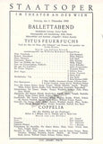 Vienna State Opera - Program Lot 1945-1955