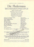 Vienna State Opera - Program Lot 1945-1955