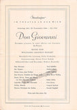 Vienna State Opera Program Lot 1946