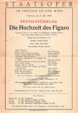 Vienna State Opera Program Lot 1946