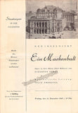 Vienna State Opera Program Lot 1946