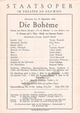 Vienna State Opera Program Lot 1946