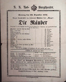 Vienna Theater Playbills - Large Lot 1875-1930