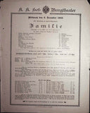 Vienna Theater Playbills - Large Lot 1875-1930
