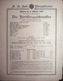 Vienna Theater Playbills - Large Lot 1875-1930