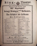 Vienna Theater Playbills - Large Lot 1875-1930