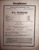 Vienna Theater Playbills - Large Lot 1875-1930