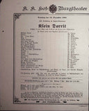 Vienna Theater Playbills - Large Lot 1875-1930