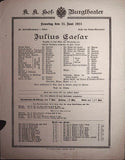 Vienna Theater Playbills - Large Lot 1875-1930