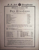 Vienna Theater Playbills - Large Lot 1875-1930