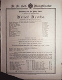 Vienna Theater Playbills - Large Lot 1875-1930