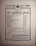 Vienna Theater Playbills - Large Lot 1875-1930