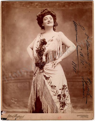 Calve, Emma - Extra Large Signed Photo as Carmen
