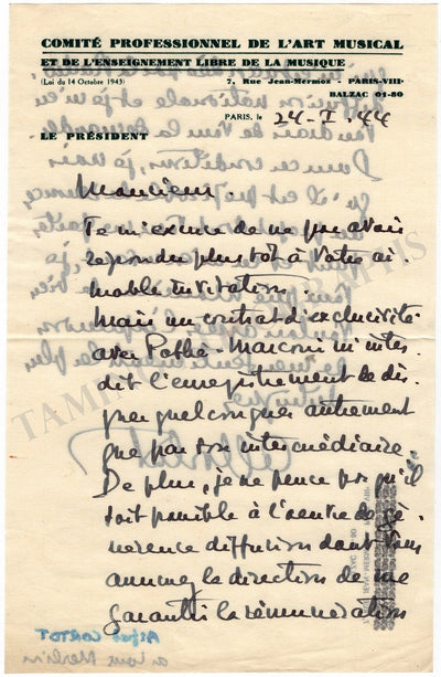 Set x 7 Signed Letters