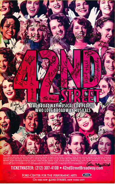 42nd Street - Signed Broadway Poster