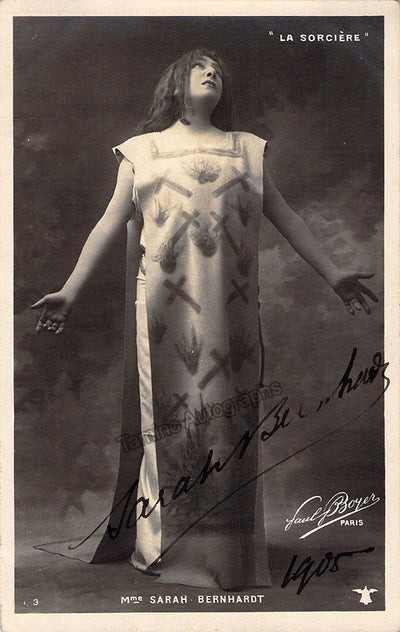 Signed Photo (1905) + Program