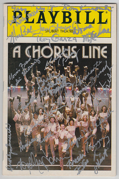 A Chorus Line - Signed Program (full cast) 1987