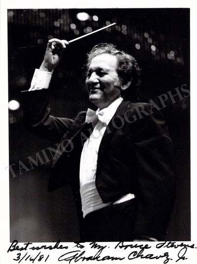 Chavez, Abraham - Signed Photograph 1981