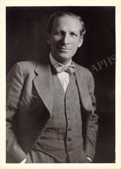 Binder, Abraham Wolf - Signed Photograph 1950