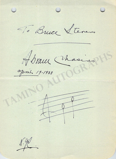 Abram Chasins (1938)